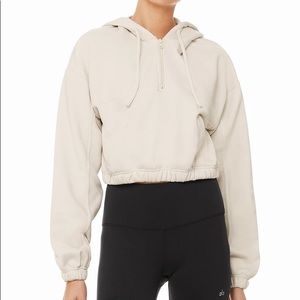 Alo Stadium Half Zip Hoodie - only worn once!